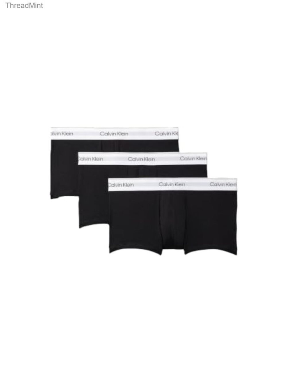 Mens Cotton Stretch Low Rise Trunk 3-Pack Underwear